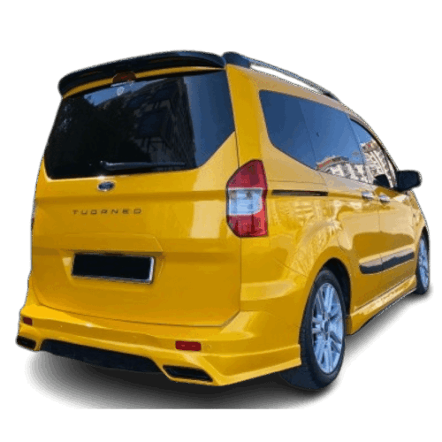 Ford Courier (2015 – 2022) Egzoz Görünümlü Arka Ek (Plastik)