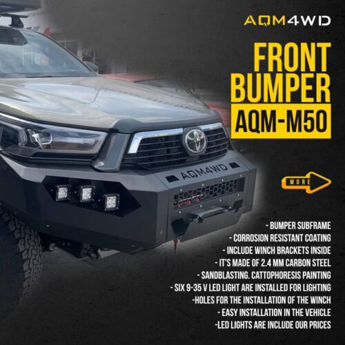 AQM4WD FRONT BUMPER M-50 (TAMPON)