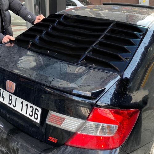 HONDA CİVİC FB7 ARKA CAM VİZÖR (PARLAK SİYAH)