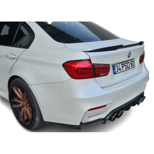 BMW 3 Serisi F30-F80 M4 Style Spoiler (Plastik) (2012-2018) BOYASIZ