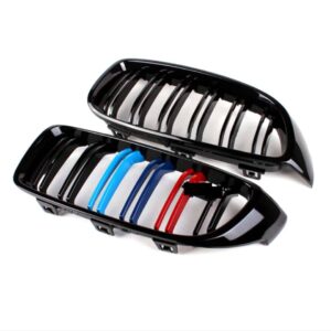 4 SERISI F32 IÇIN UYUMLU 2013-2019 M4 GÖRÜNÜM BOBREK (CIFT CIZGI PANJUR) M RENK