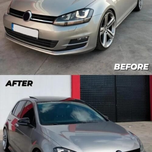 GOLF 7 İÇİN GOLF 7,5 GTİ ÖN TAMPON & PANJUR SETİ