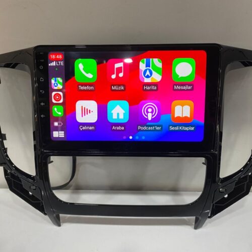 MİTSUBİSHİ L200 A/C 15-20 ANDROİD MULTİMEDYA 4-32 8 ÇEK. CARPLAY- QLED EKRAN- AHD GERİ GÖRÜŞ KAMERASI 3 AMFİ ÇIKIŞLI PRO CİHAZ