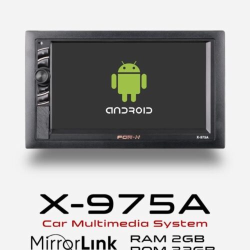 FOR-X X-975A  7 İNÇ ANDROİD ÜNİVERSAL DABIL TEYP