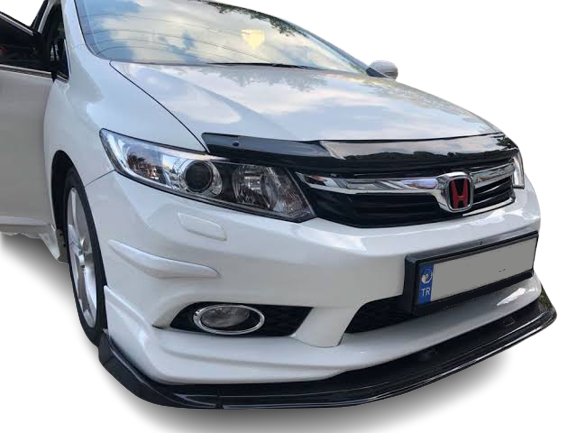 Honda Civic Fb7 (2012-2016) Ön Lip 3 Parça (Plastik) - Görsel 2
