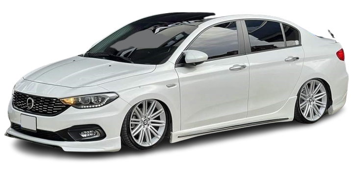 Fiat Egea (2015 - 2022) Custom Yan Marşpiyel Seti (Plastik) - Görsel 3