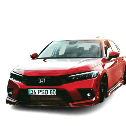 Honda Civic Fe Sedan (2021-2022) Body Kit (Plastik)