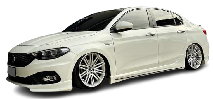 Fiat Egea (2015 - 2022) Custom Yan Marşpiyel Seti (Plastik) - Görsel 5