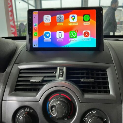RENAULT MEGANE 2 ANDROİD MULTİMEDYA 4-32 8 ÇEK. CARPLAY- QLED EKRAN- AHD GERİ GÖRÜŞ KAMERASI 3 AMFİ ÇIKIŞLI PRO CİHAZ