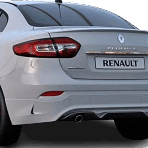 Renault Fluence (2010-2016) Arka Tampon Ek (Plastik)