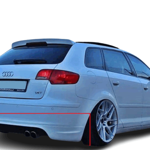 Audi A3 8p 5 Kapı (2003 – 2008) Arka Ek (Plastik)