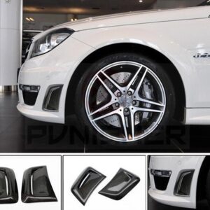Mercedes W204 C63 (2011-2013) Ön Tampon Yan Hava Kapakları (Plastik)