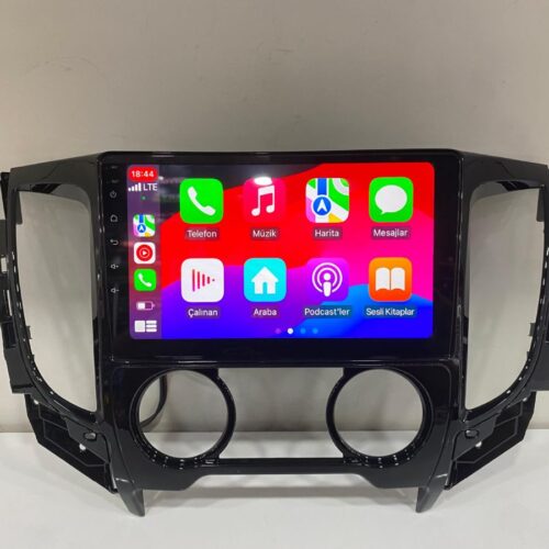 MİTSUBİSHİ L200 M/C 15-20 ANDROİD MULTİMEDYA 4-32 8 ÇEK. CARPLAY- QLED EKRAN- AHD GERİ GÖRÜŞ KAMERASI 3 AMFİ ÇIKIŞLI PRO CİHAZ