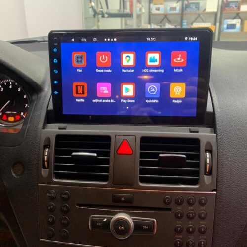 MERCEDES W204 C ANDROİD CARPLAY MULTİMEDYA KAMERA 4/64 PRO