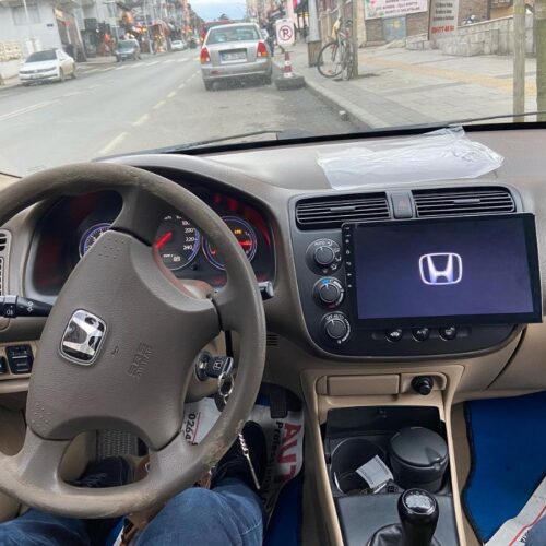 HONDA CİVİC VTEC2 ANDROİD MULTİMEDYA 4-32 8 ÇEK. CARPLAY- QLED EKRAN- AHD GERİ GÖRÜŞ KAMERASI 3 AMFİ ÇIKIŞLI PRO CİHAZ