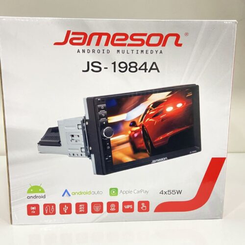 JAMESON JS-1984A ANDROİD 2-32 CARPLAYLİ TEK DİN DABIL TEYP