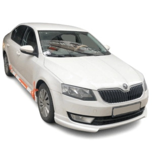 Skoda Octavia MK3 (2013 - 2017) Custom Style Ön Tampon Eki (Plastik)