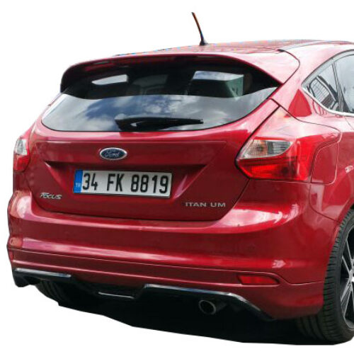 Ford Focus 3 HB 2012 – 2014 Arka Tampon Eki – Difüzör (Plastik)