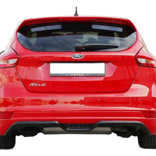 Ford Focus 3 HB Makyajlı (2015-2018) Arka Tampon Eki – Difüzör  (Plastik)