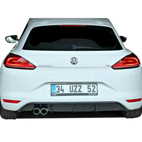 Volkswagen Scirocco (2015-2017) Arka Tampon Eki – Difüzör (Plastik)