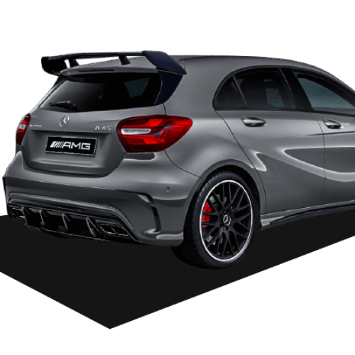 Mercedes A Serisi W176 (2015-2018) Yeni A45 Difüzör (Plastik)