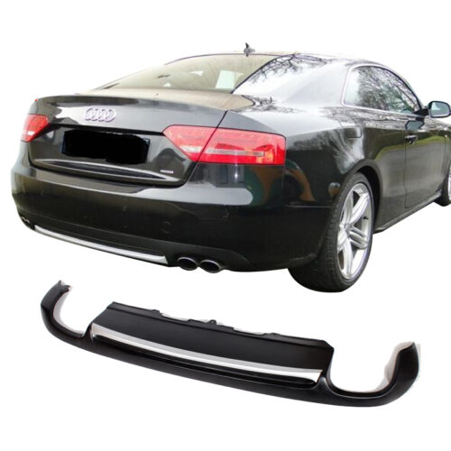 Audi A5 8P3 Coupe 2012 – 2016 Arka Tampon Eki – Difüzör (Plastik)