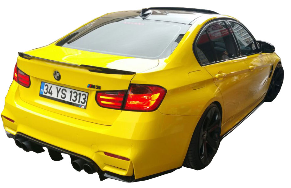 Bmw 3 Serisi F30 (2012 - 2018) M3 Tampon Vörsteiner Difüzör (Plastik) - Görsel 3