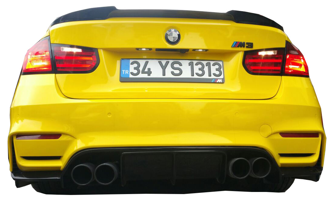 Bmw 3 Serisi F30 (2012 - 2018) M3 Tampon Vörsteiner Difüzör (Plastik) - Görsel 2