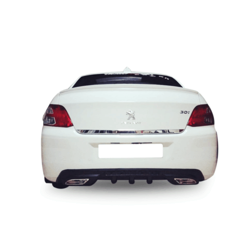 Peugeot 301 Egzoz Görünümlü Universal Arka Tampon Eki – Difüzör (Plastik)
