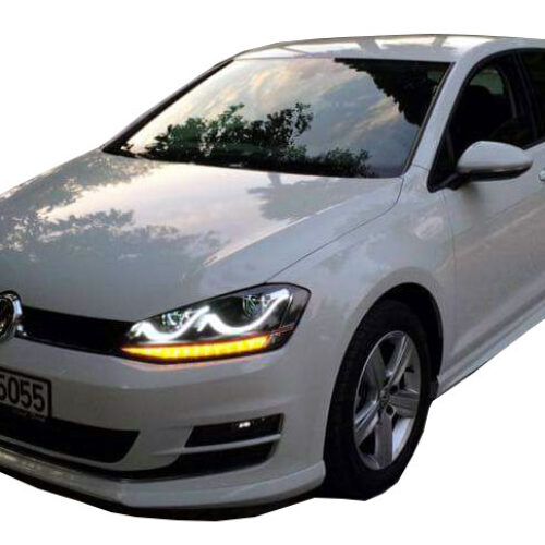 Volkswagen Golf 7 (2012-2019) Aerodinamik Yan Marşpiyel Seti (Plastik)
