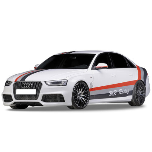 Audi A4 B8 2008 – 2012 RS4 Yan Marşpiyel Seti (Plastik)