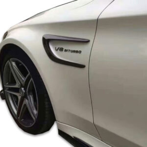 Mercedes C Serisi W205 (2015-2018) Çamurluk Kaşları Plastik (Piano Black)