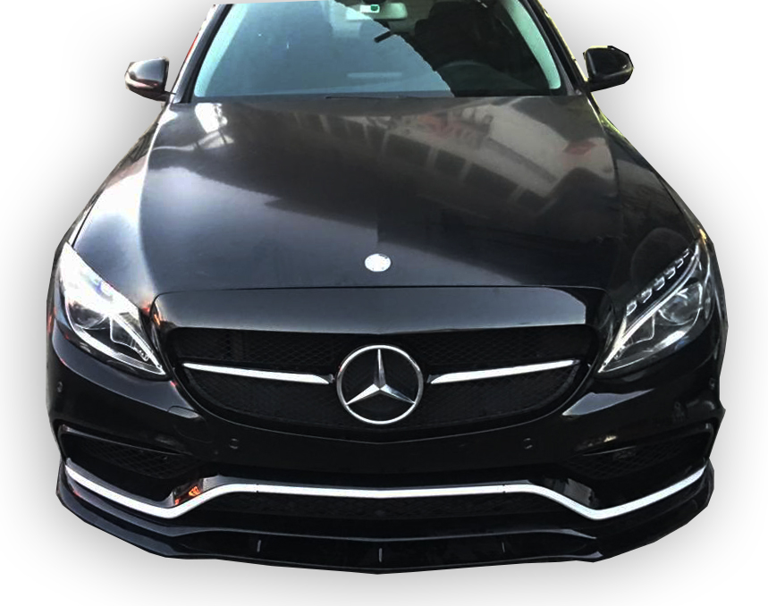 Mercedes C Serisi W205 2015 Sonrası C63 Ön Lip (Plastik) - Görsel 4