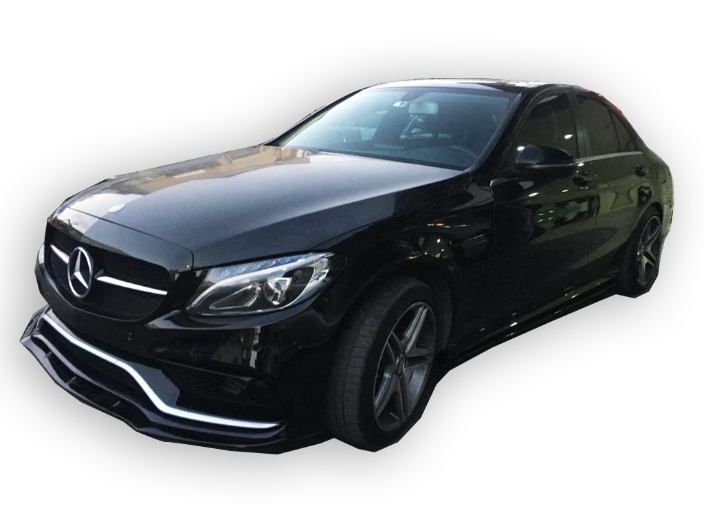 Mercedes C Serisi W205 2015 Sonrası C63 Ön Lip (Plastik) - Görsel 2