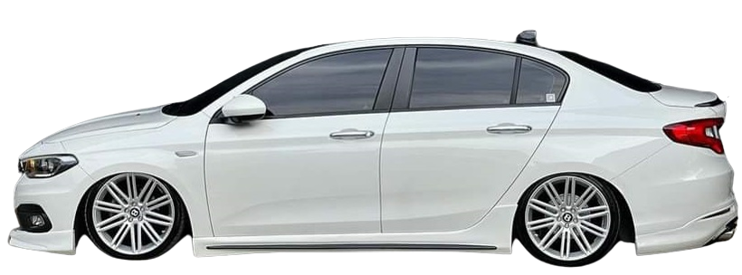 Fiat Egea (2015 - 2022) Custom Yan Marşpiyel Seti (Plastik) - Görsel 2