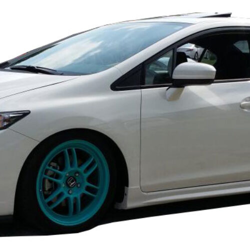 Honda Civic FB7 (2012-2016) Mugen RR Yan Marşpiyel Seti (Plastik)