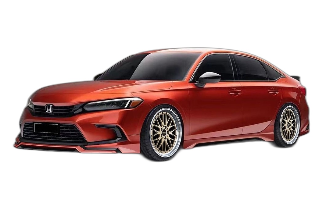 Honda Civic FE Yofer Style Yan Marşpiyel Takımı (Plastik)