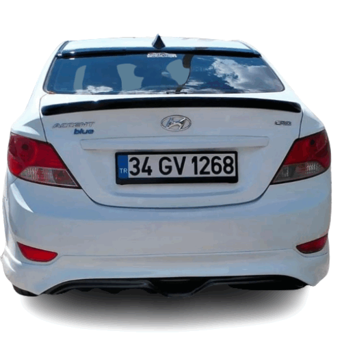Hyundai Accent Blue  (2011-2019)  Arka Tampon – Eki (Plastik)
