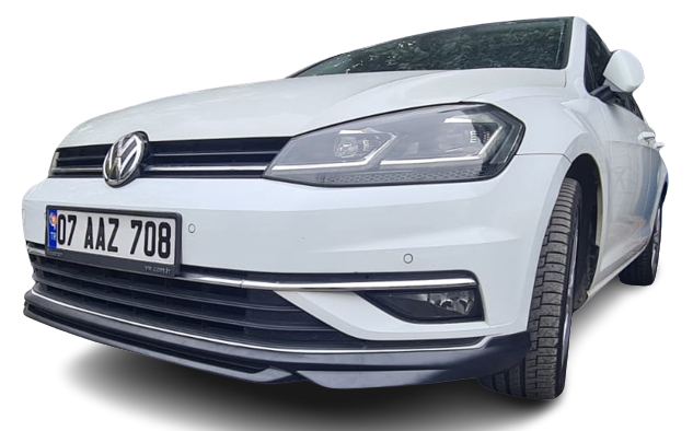 Volkswagen Golf 7.5 (2017-2019) ABT Ön Tampon Ek (Plastik) - Görsel 4