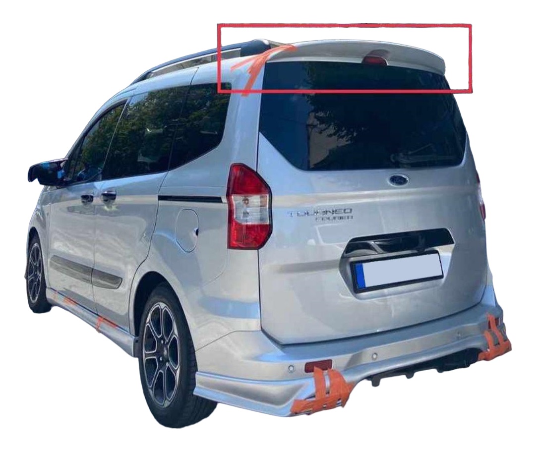 Ford Courier (2015 - 2023) Ps Style Spoiler (Plastik) - Görsel 3
