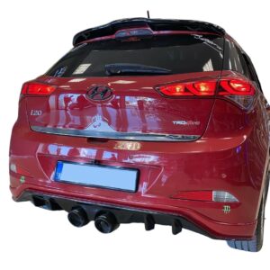 Hyundai İ20 (2014-2018) R400 Arka Tampon Eki - Difüzör (Plastik)