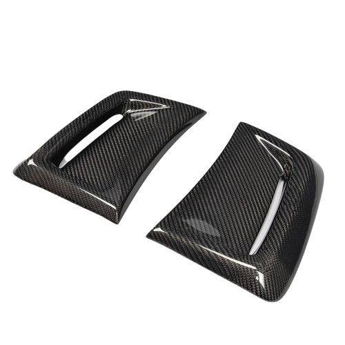 Mercedes W204 C63 (2011-2013) Ön Tampon Yan Hava Kapakları (Plastik) - Görsel 5