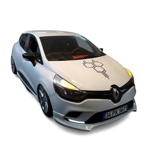 Renault Clio 4 ( 2016 - 2019 ) Rieger Style Ön Ek (Plastik) - Görsel 3