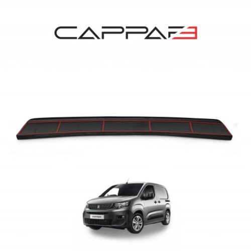 Peugeot Partner Tepee 2019 Yılı Ve Sonrası Uyumlu Arka Tampon Eşiği Mat